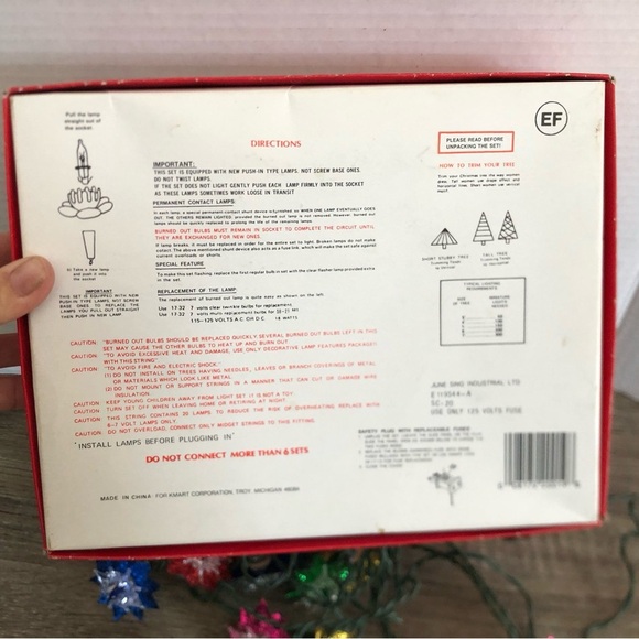 Vtg Multicoloured String Lights - Picture 9 of 13